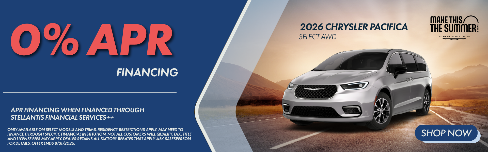 2026 CHRYSLER PACIFICA