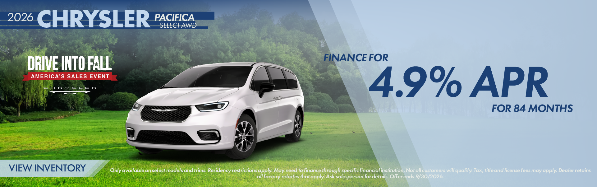 2026 Chrysler Pacifica